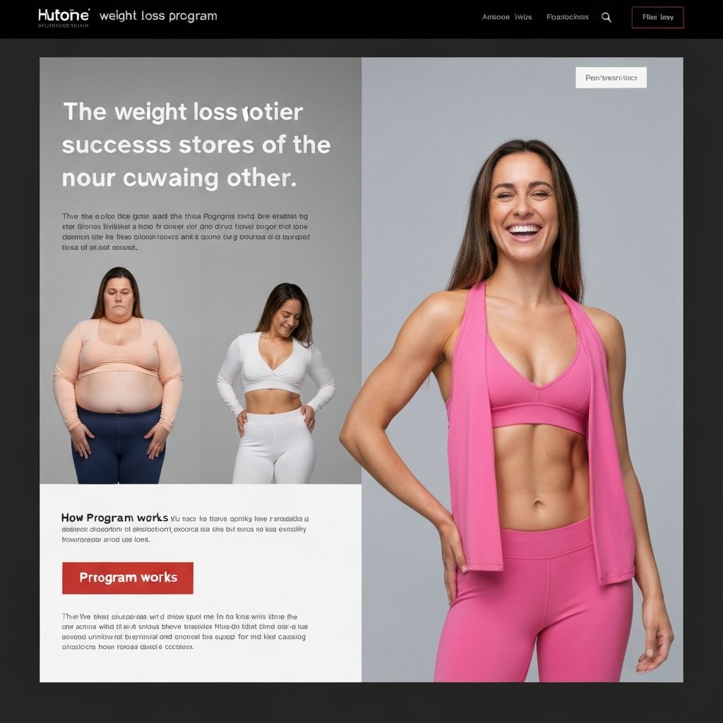 Weight Loss Program Landing Page